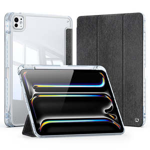 DUX DUCIS   UNID Senior PU leather transparent back cover For iPad