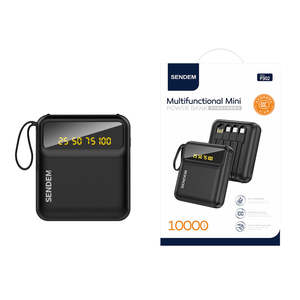 New Arrivals: Mini Power Bank 10000mA with Cable  Micro/Lightning/Type-C Output