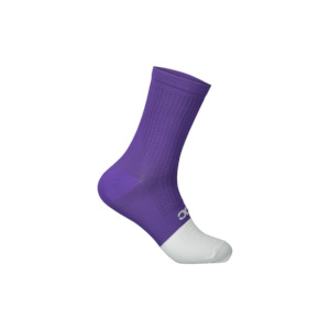 POC Flair Sock Mid Sapphire Purple / Hydrogen White