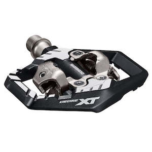 Pedals: Shimano PD-M8120 SPD Pedals Deore XT Trail