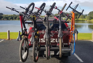 Bike Racks: Plummet 5 Bike Vertical Rack