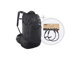 Hydration Pannier And Saddle Bags: Evoc - Trail Pro Blackline 26 + Cargo Strap Bundle (SS26)