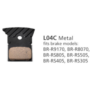 Shimano Metal Pad & Spring L04C W/FN RD Disc Brake