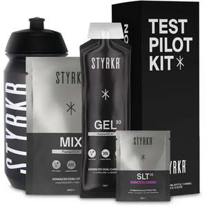 Styrkr Test Pilot Kit Contains 1x Each: Bottle, MIX60, GEL30 & SLT05