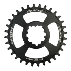 Drivetrain: Burgtec GXP Boost 3mm Offset Thick Thin Chainring