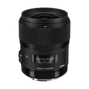 Sigma 35mm f 1.4 DG HSM Art lens (Canon EF)
