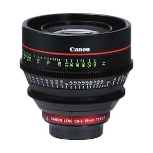 Cine Lenses: Canon EF Mount CN-E 85mm T1.3 L F Cine Lens
