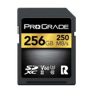 ProGrade 256GB Gold SD Memory Card