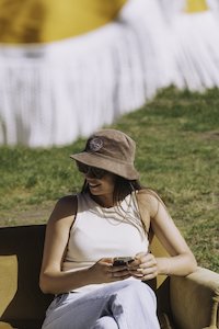 Bucket Hat - Chocolate Chord - Tora Collective - Kaimoana