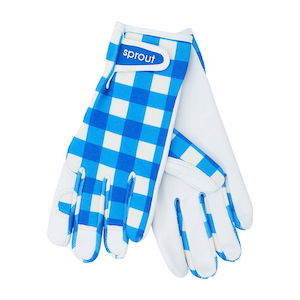 Gardening Gloves: SPROUT Goat Skin Gloves Cobalt Check