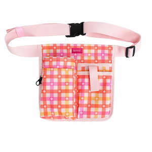 Annabel Trends: Half Waist Garden Tool Belt - Daisy Gingham