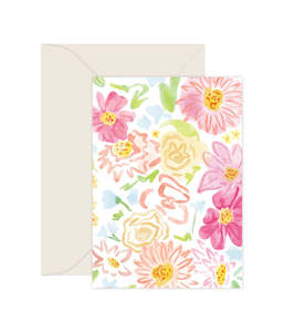 All: Flirty Florals - Greeting Card