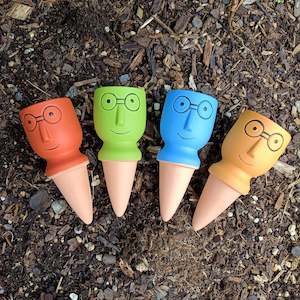 All: Terracotta Water Spikes - Coloured Faces