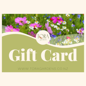 TORA Gardens Gift Voucher