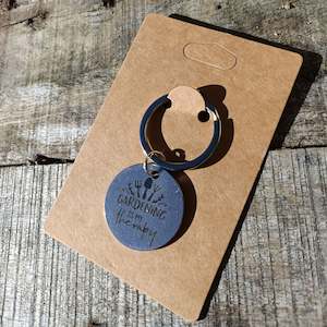 Under 20: Gardening is my Therapy Keyring