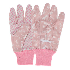 Gardening Gloves: Wild Flower Garden Glove - Pink