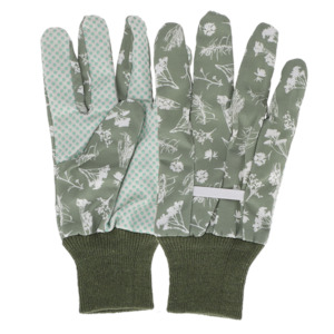 Wild Flower Garden Glove - Green