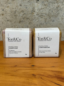 Products: Shampoo & Conditioner Bar Set Tor&Co