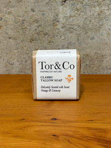 Products: Sweet Orange & caraway tallow soap Tor&Co