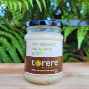 Products: Natural Raw Macadamia Butter (223g in glass jar) - Torere Macadamias