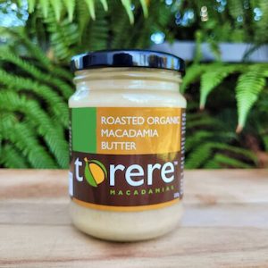 Roasted pure Macadamia Butter (223g in glass jar) - Torere Macadamias