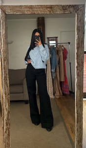 Knit Jumper: Blue Knit Jumper