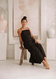 Size Xxs: Limited Edition Sonya Strappy Dress Noir