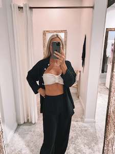 Size S M: Coco Bandeau Oatmeal