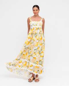 Paper Heart - Lemon Maxi Dress