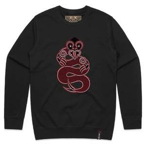Moko Taniwha Crewneck Sweatshirt