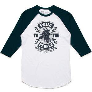 Paua to the People MENS 3/4 SLEEVE