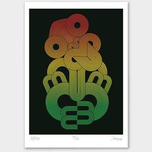 Rasta Tiki Limited Edition Print