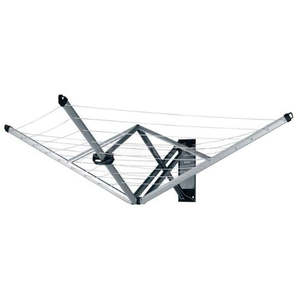 Laundry: Brabantia Wallfix 24M clothesline with cover
