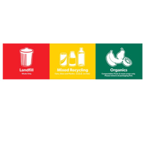 Recycling Bins: ACM Recycling Sign