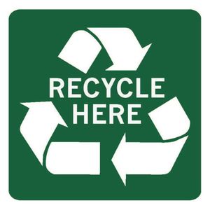 Labels: Recycle Here Label