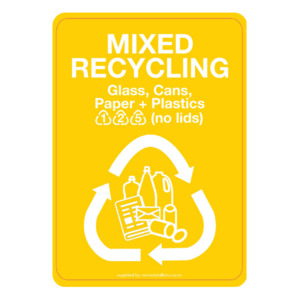 Labels: A4 Colour Recycling Labels