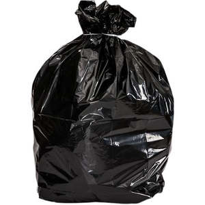 Rubbish Bags: 120L Wheelie Bin Liners - Black/Blue