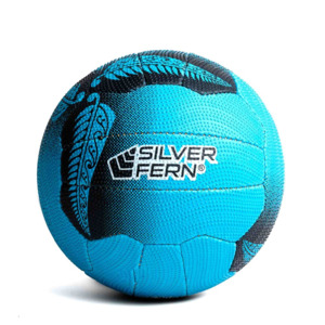 Netballs: Silver Fern Tui Junior Match Netball Size 4 Blue/Black