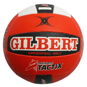 Netballs: Gilbert ANZ Championship Supporters Netball Size 5 Tactix