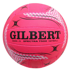 Gilbert Spectra T500 Netball Size 5 Pink