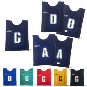 Silver Fern 6v6 Junior Elastic Netball Bibs