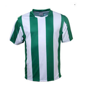 Football Apparel: Bocini Striped Football Jersey Adults