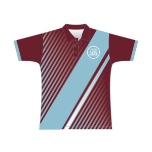 Sublimated Teamwear: Sublimated Set Sleeve Polo