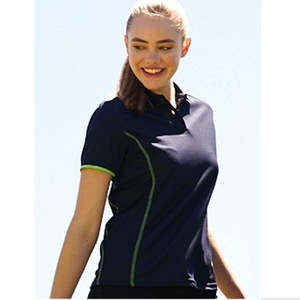 Bocini Stitch Feature Essentials Short Sleeve Womens Polo