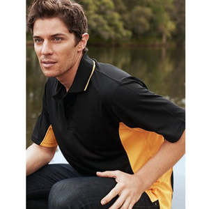 Polos: Bocini Breezeway Panel Polo Mens