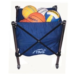 Storage Equipment: Stag Canvas Ball Carrier With Wheels