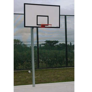 Basketball Systems: Fixed Height Senior Heavy Duty Inground Basketball Tower 1500mm Overhang