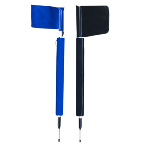 Silver Fern Rugby Sideline Pole With Padded Flag & Pole Protector