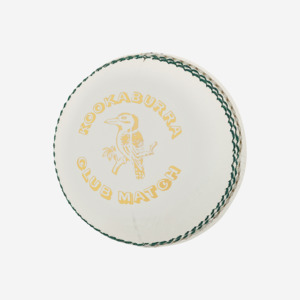 Cricket Bats: Kookaburra Club Match Cricket Ball 142g White Dozen