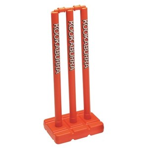 Kookaburra Plastic Cricket Stumps And Base Set